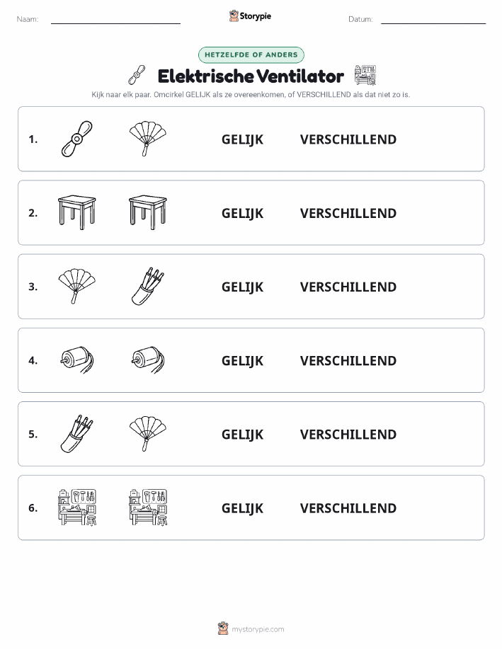 Zelfde of Verschillend