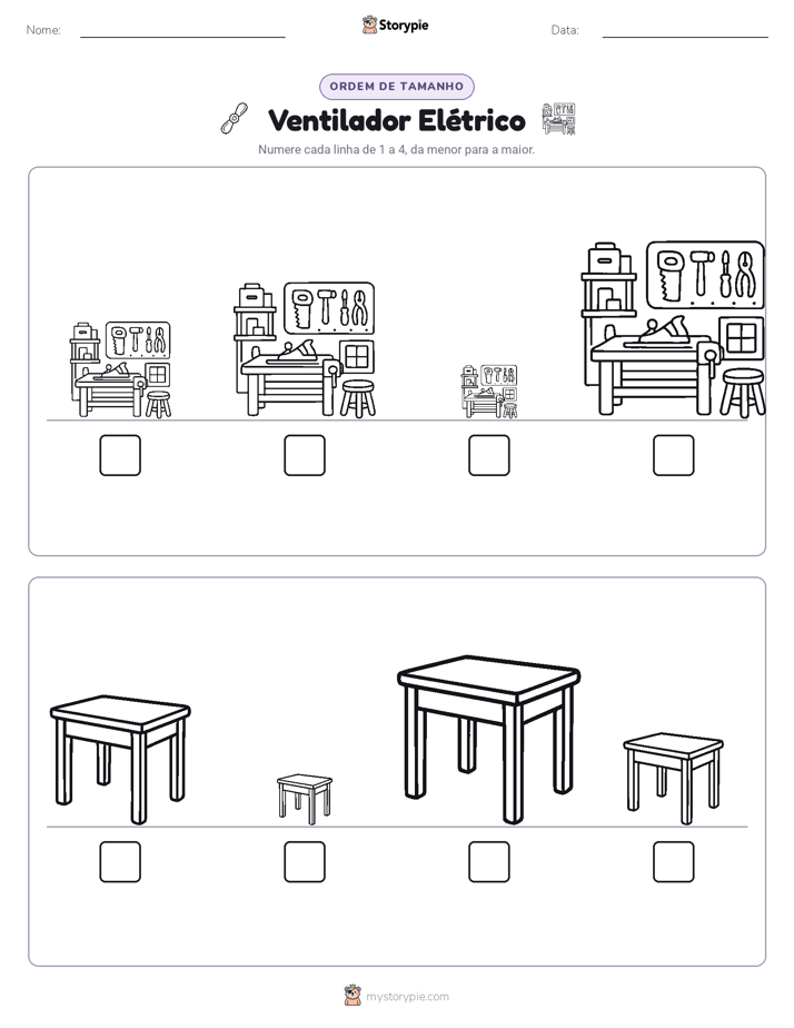 Ordem de Tamanho