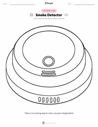 Smoke Detector printable worksheet preview