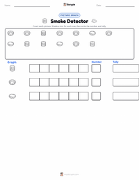 Smoke Detector printable worksheet preview