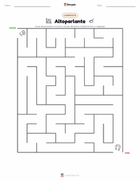 Anteprima della scheda stampabile di Altoparlante