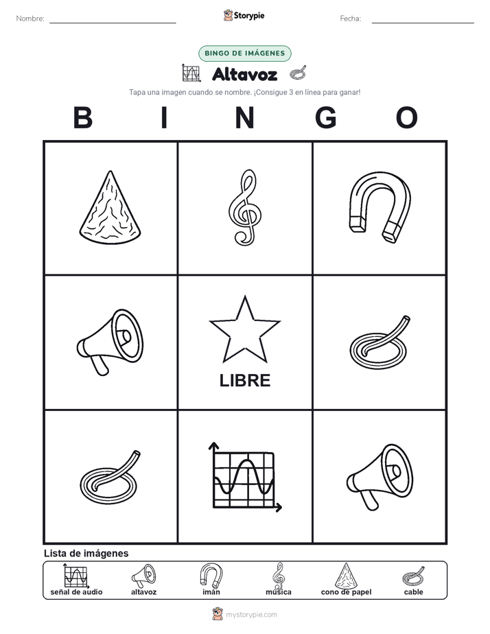 Bingo de Imágenes