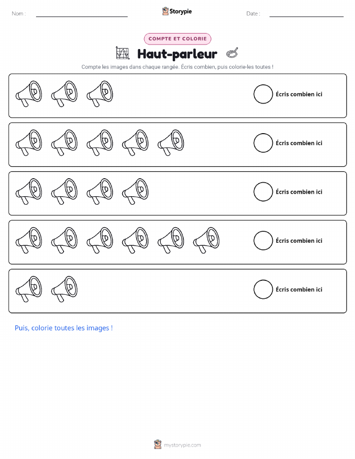 Compter & Colorier