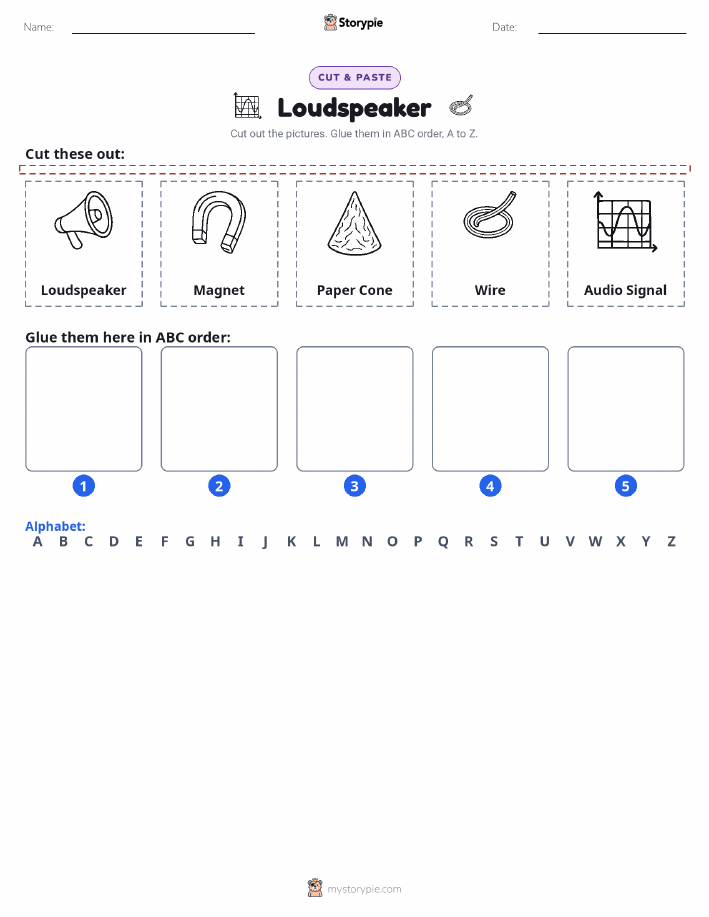 Cut & Paste Alphabet