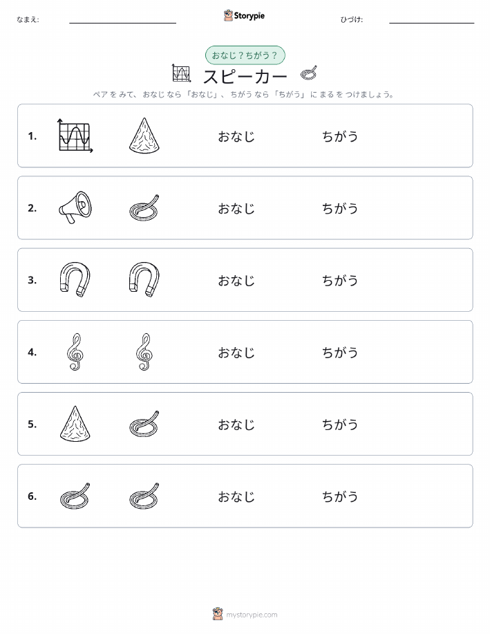 同じか違うか