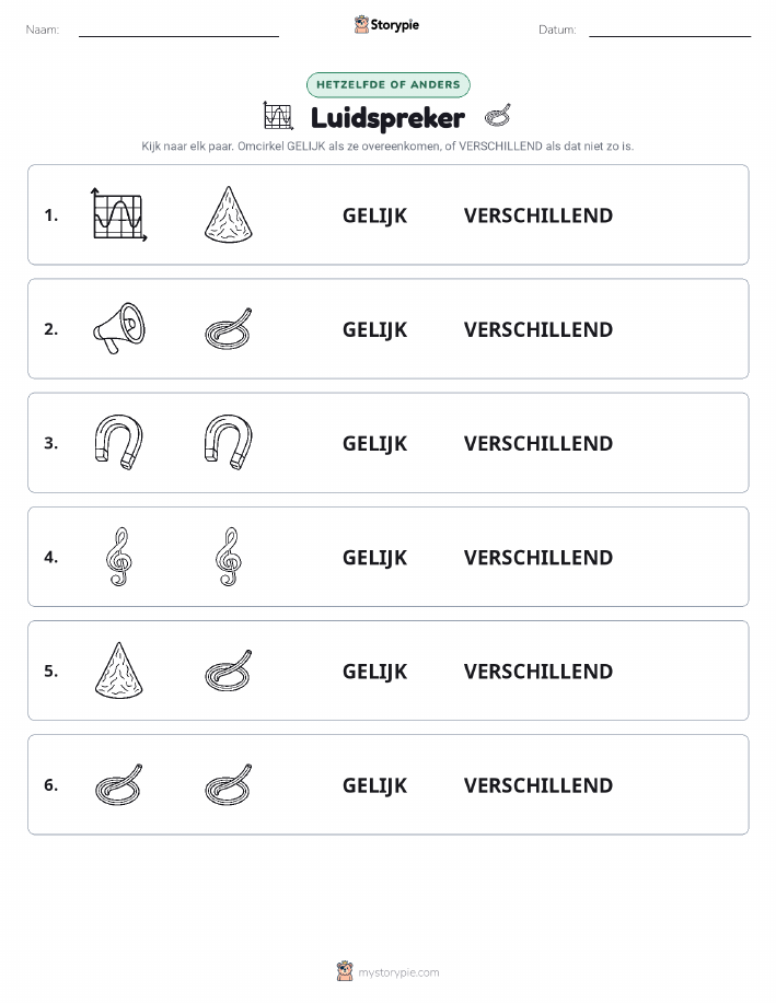 Zelfde of Verschillend