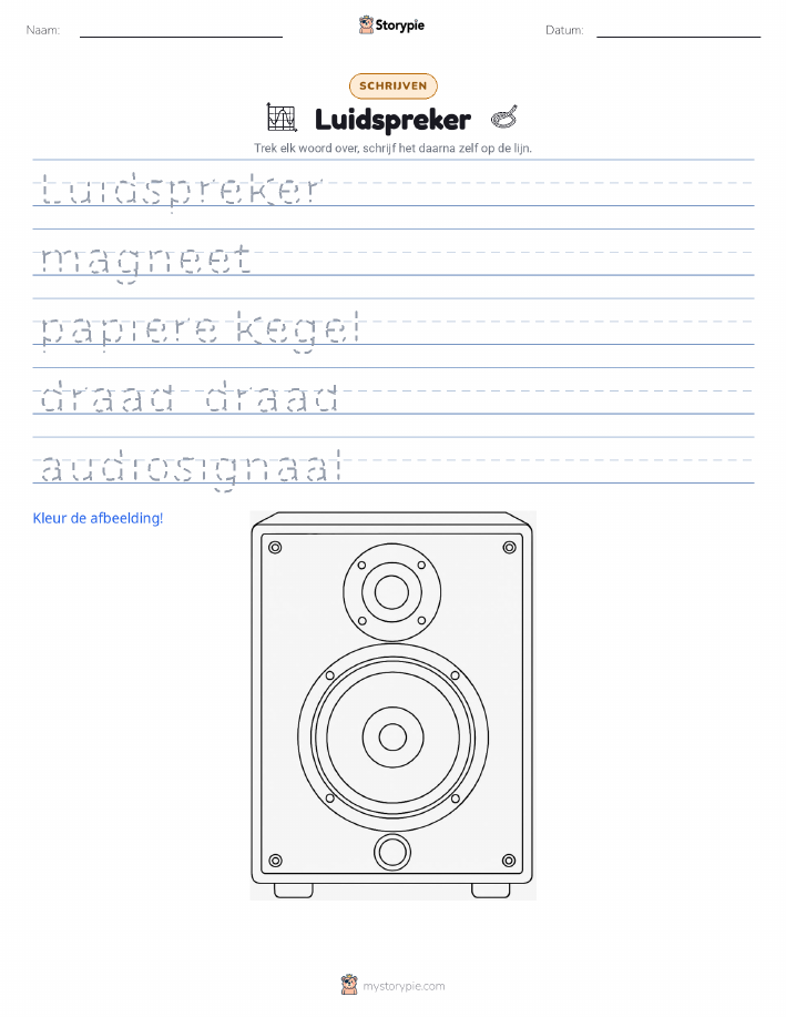 Schrijf Oefening
