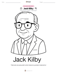 Prabaca lembar kerja cetak Jack Kilby