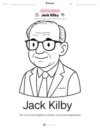 Anteprima della scheda stampabile di Jack Kilby