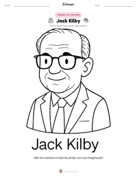Prévia da folha de atividades imprimível Jack Kilby