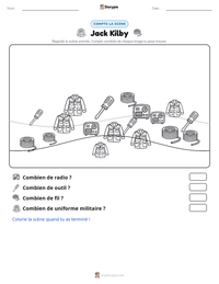Aperçu de la feuille de travail imprimable Jack Kilby