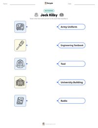Jack Kilby printable worksheet preview