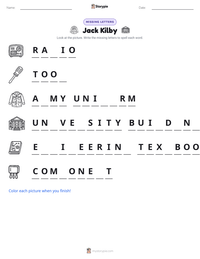 Jack Kilby printable worksheet preview