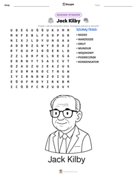 Podgląd drukowalnego arkusza ćwiczeń Jack Kilby