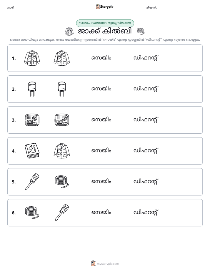 ഒന്നോ വ്യത്യാസമോ