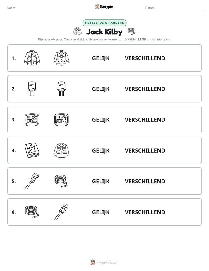Zelfde of Verschillend