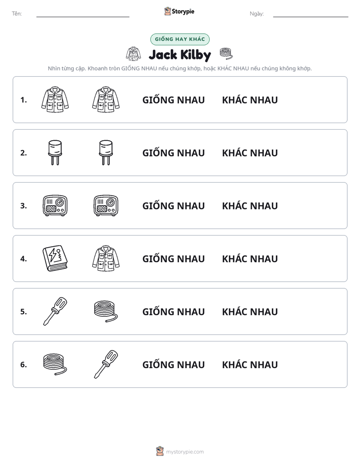 Giống Hay Khác
