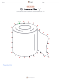 Camera Film printable worksheet preview