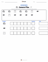 Camera Film printable worksheet preview
