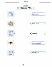 Camera Film printable worksheet preview