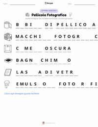 Anteprima della scheda stampabile di Pellicola Fotografica