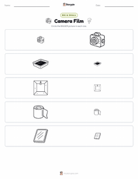 Camera Film printable worksheet preview