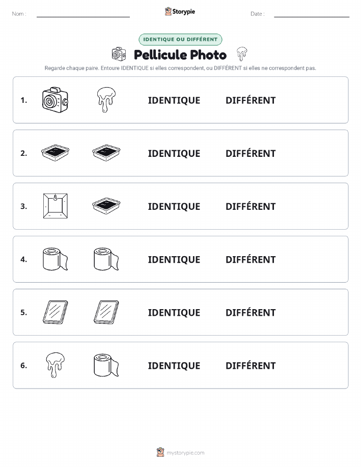Identique ou Différent