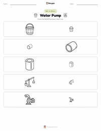 Water Pump printable worksheet preview