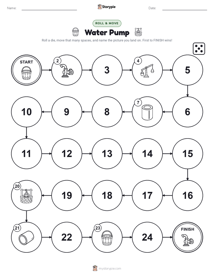 Roll & Move Game