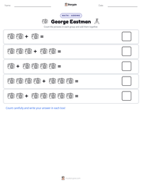 George Eastman printable worksheet preview