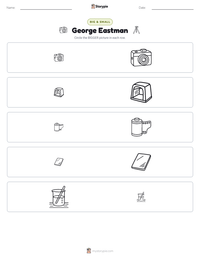 George Eastman printable worksheet preview
