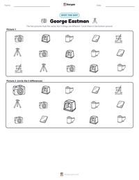 George Eastman printable worksheet preview
