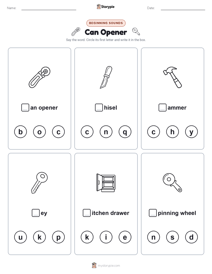 Beginning Sounds