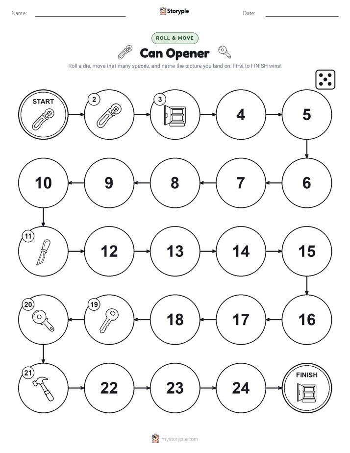 Roll & Move Game