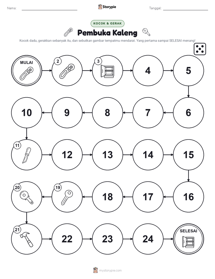 Permainan Gulung & Pindah