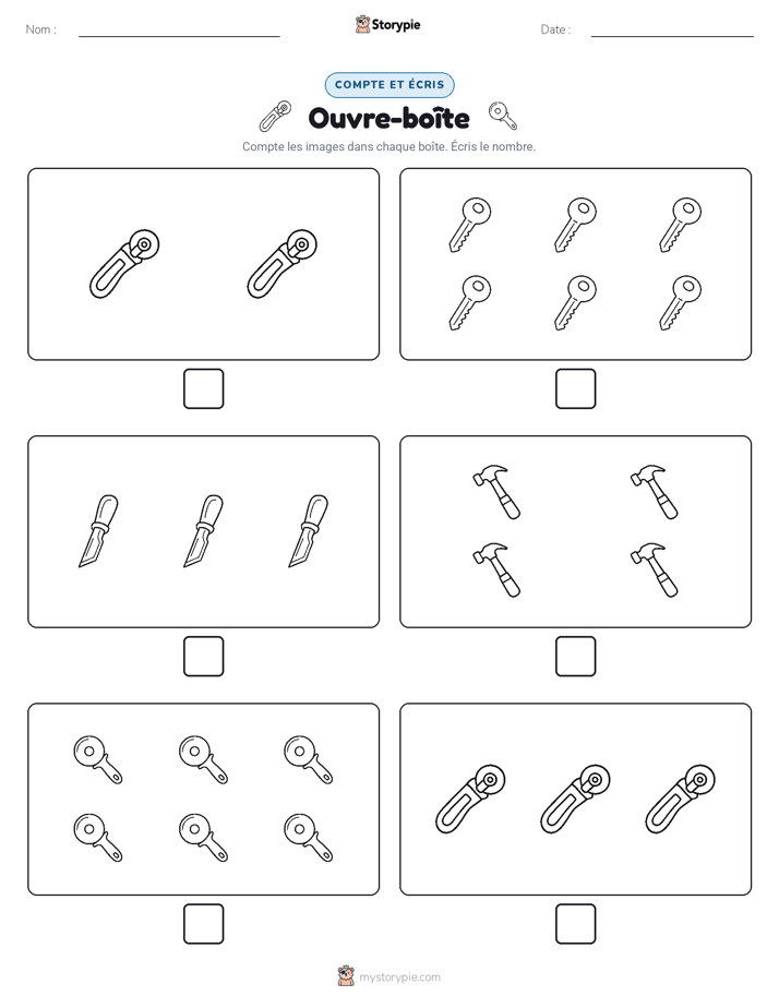 Compter & Écrire