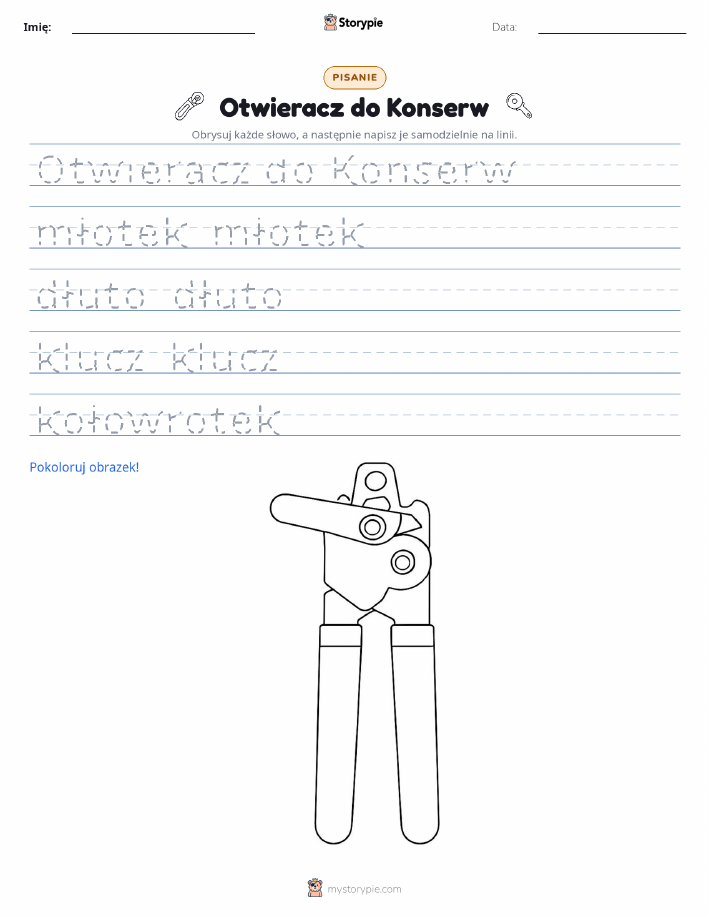 Ćwiczenie Pisania