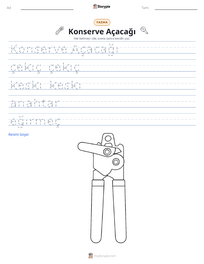 Yazma Pratiği