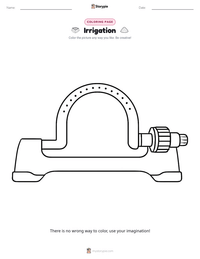 Irrigation printable worksheet preview