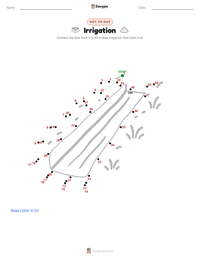 Irrigation printable worksheet preview
