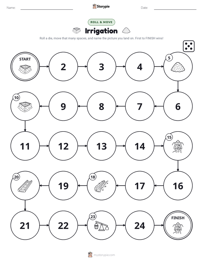 Roll & Move Game