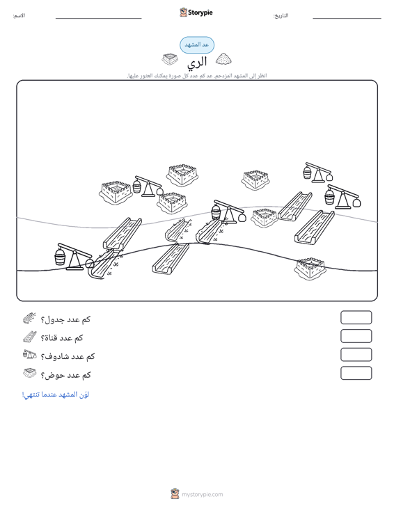 مشهد العد
