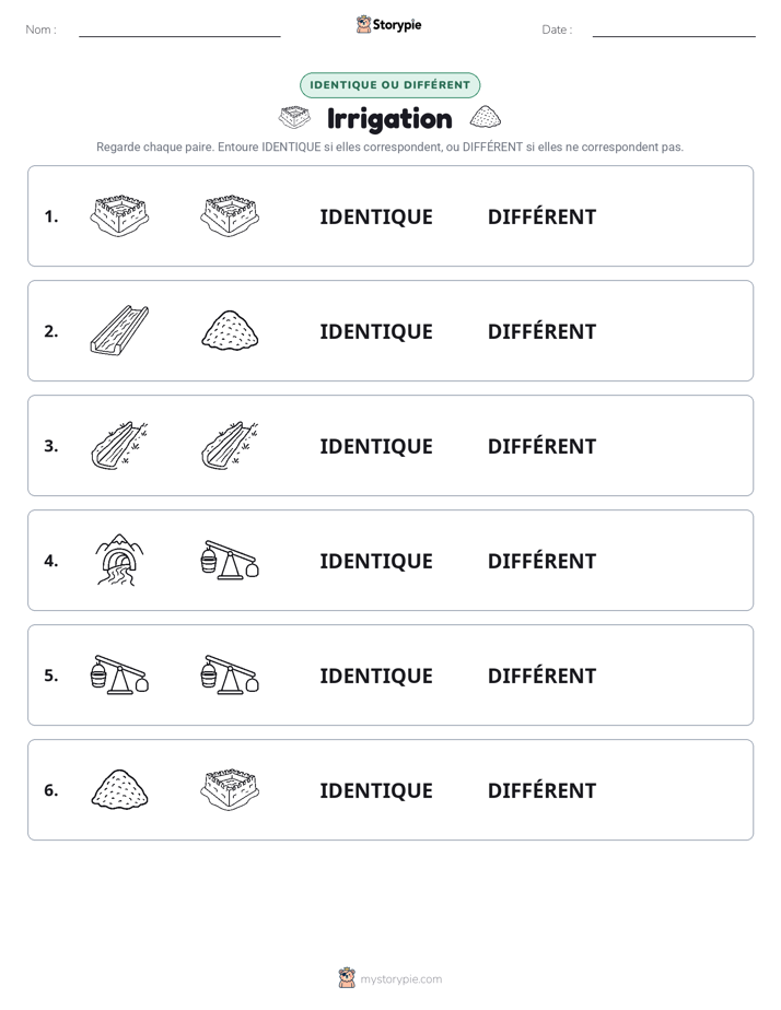 Identique ou Différent