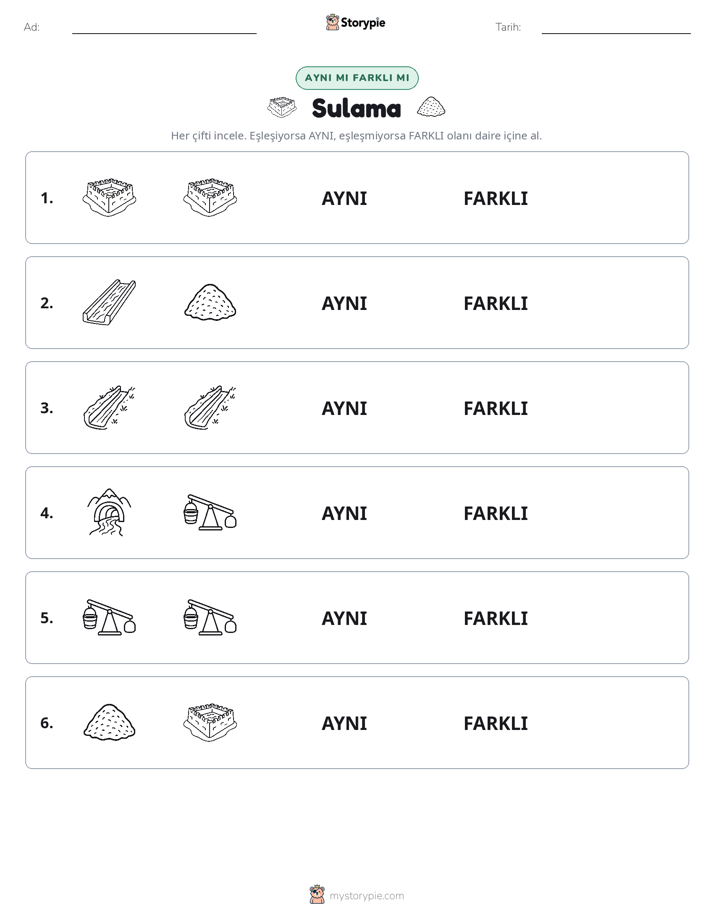 Aynı mı Farklı mı