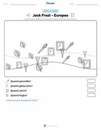 Anteprima della scheda stampabile di Jack Frost - Europeo