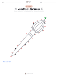 Jack Frost - European printable worksheet preview