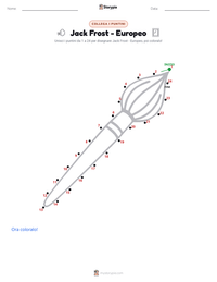 Anteprima della scheda stampabile di Jack Frost - Europeo