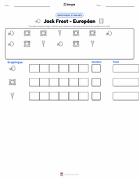 Aperçu de la feuille de travail imprimable Jack Frost - Européen