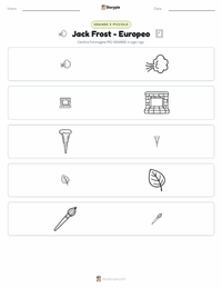 Anteprima della scheda stampabile di Jack Frost - Europeo