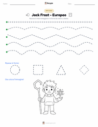 Anteprima della scheda stampabile di Jack Frost - Europeo